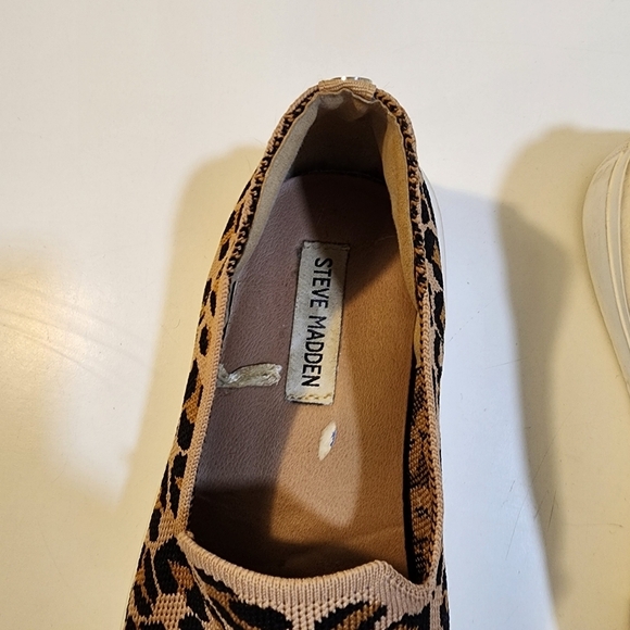 Steve Madden Mailer Animal Print Slip On shoes size 8.5 - Picture 8 of 11